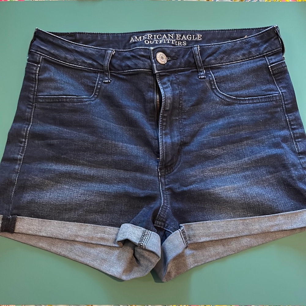 American Eagle high waisted denim shorts